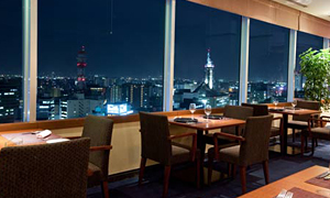 富山市内の煌く夜景が見渡せる特等席！地上60mからの眺望は圧巻